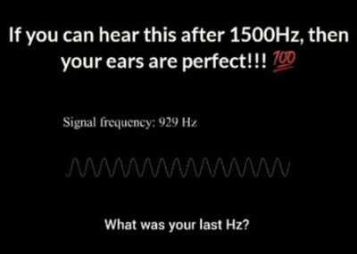 Go ahead, check your ears !