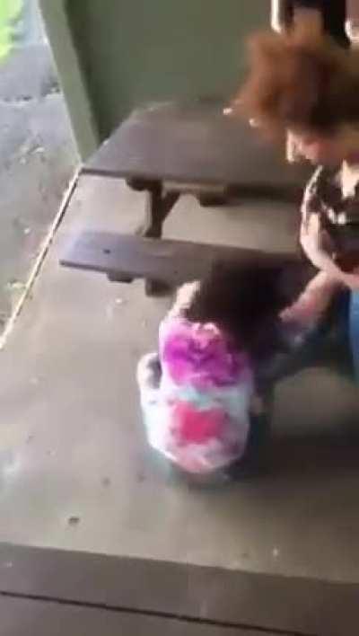 '....let go of my hair!'