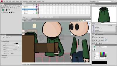 Working on a cutscene (not finished)