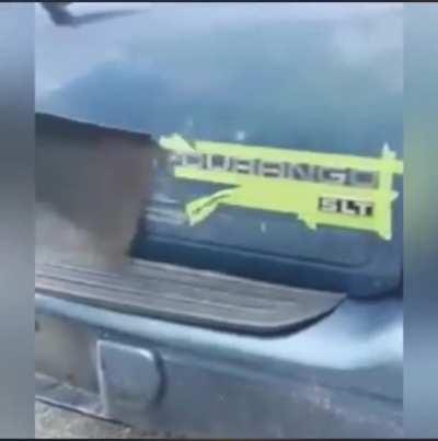 Remember folks, tape it up before rebadging your car