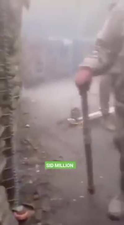 Pakistani soldiers can be seen firing artillery at Indian positions just before the ceasefire.