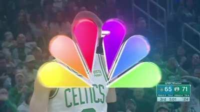 [Highlight] Kristaps Porzingis with the TOUGH and-1 putback dunk over 3 Magic defenders after the missed three-pointer