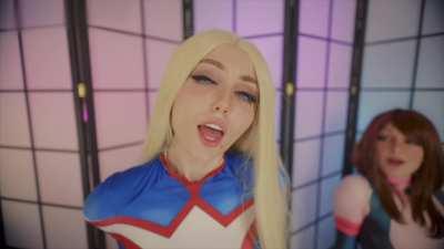 Hot lesbian porn (Sia Siberia and Amber_Hallibell)