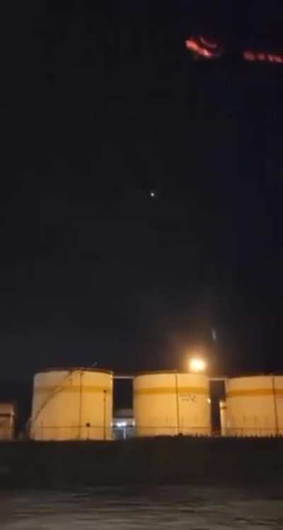 Iranian air defenses attempted to shoot down a Drone/UAP and failed