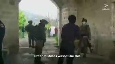 “What did I do to deserve this?” a Palestinian man talks to Israeli forces who damaged his home and confiscated his property, before allowing settlers to pray and celebrate in his yard.