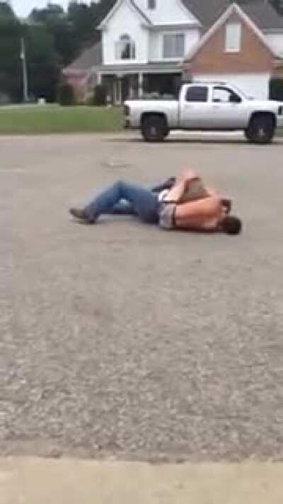 16 year old teen choke 34 year old grown ass man out