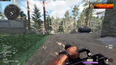 As the Rambo operator, when you pull out a Death Machine this happens.