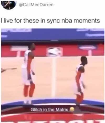 Its a glitch in the matrix