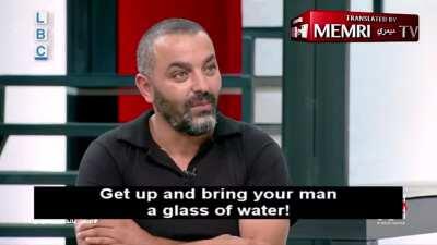 Guest at a Wife-Beating Debate on Lebanese TV Demonstrates on a Mannequin How He Beats His Wife, Adds: If My Wife Refuses Me, I Will Rape Her, Douse Her in Gasoline, Light Her on Fire