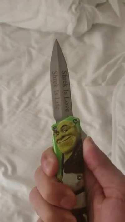 Anniversary gift from the hubby. Custom lightning otf from pvk Vegas.