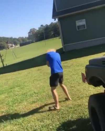 That’ll put a part in your hair.