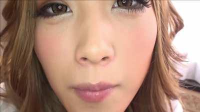 AIKA slurps down a tubby guys coom