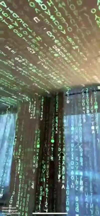 LiDAR sensor (Light Detection And Ranging) used with ARKit software (Augmented Reality). LiDAR bounces light at surfaces and measures the reaction time to determine the shape and distance of objects in the area.