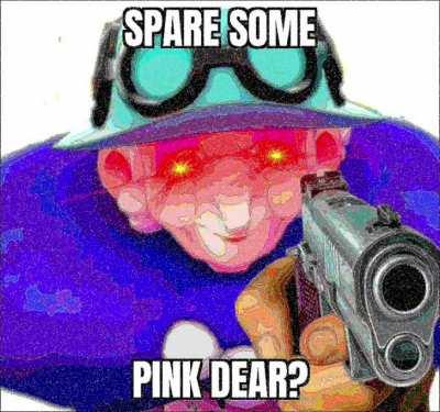 You lack pink. Let me give you some.