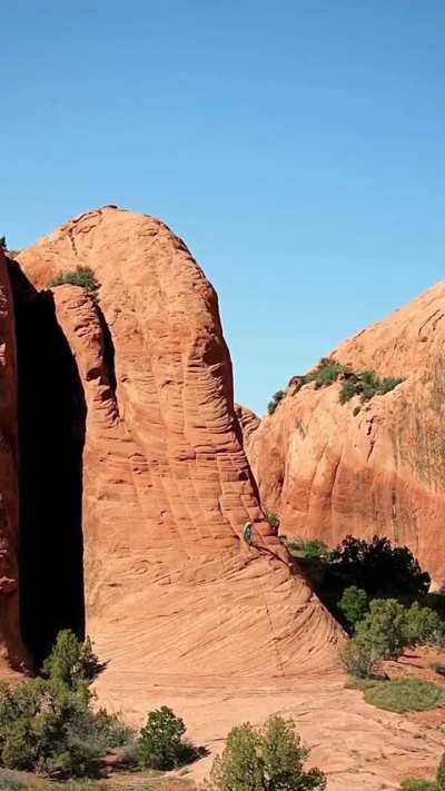 The GoPro effect really doesn't do this slope justice