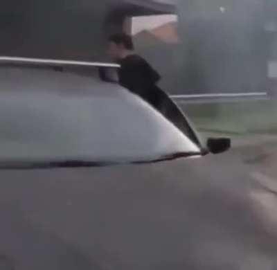 Joy rider in a stolen car gets what he deserves