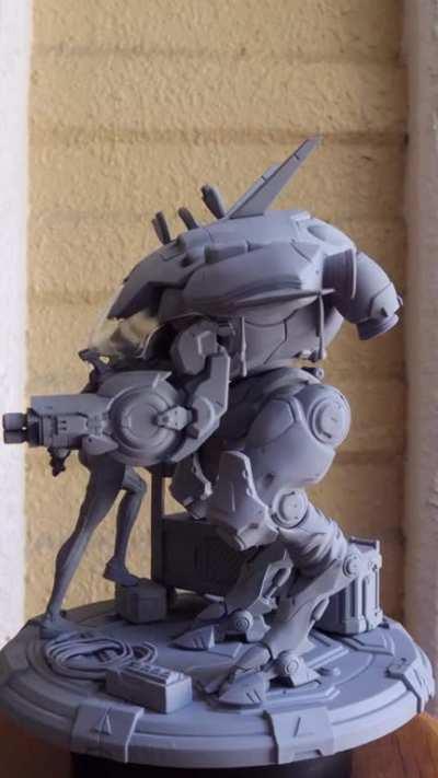 Dva diorama resin print