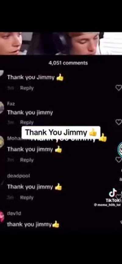 Thank You Jimmy 👍