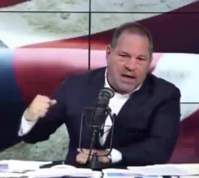 Harvey Weinstein on Infowars head replacement