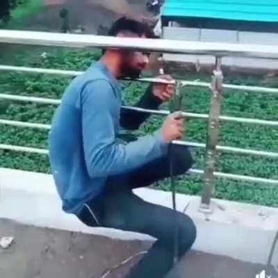 I hope that's just staged..