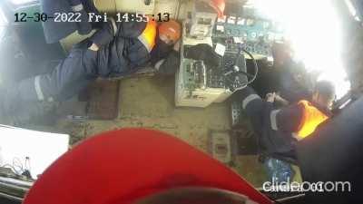 Sleeping on the job never ends well.