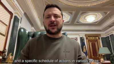 From the first days of January we’ll start steering the new year towards further support for Ukraine - President Zelenskyy's address, 18th December 2023
