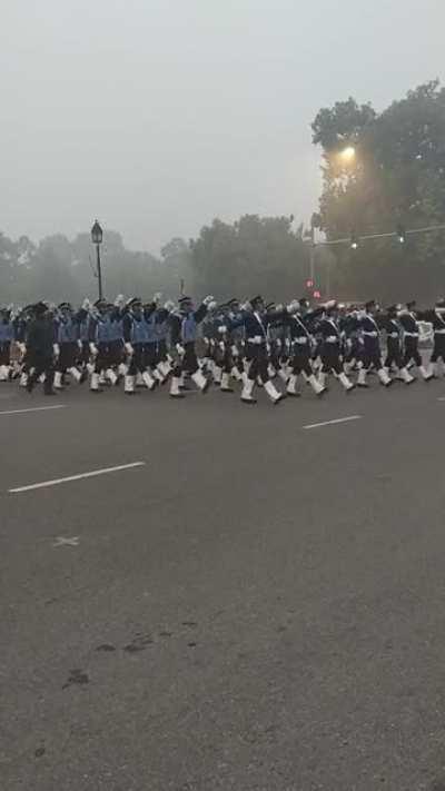 Early morning Republic day preparations at India gate..