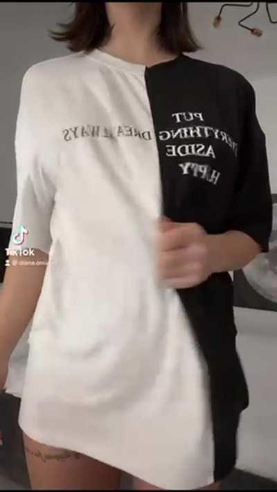 Guess what's under the shirt