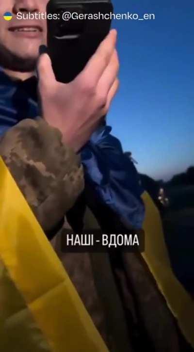 “Mom, don’t cry! We’ll see each other soon,” - Ukrainian marine Vladyslav, 22, gets to finally call his mom after returning from Russian captivity. Vladyslav spent over two years in Russian captivity.