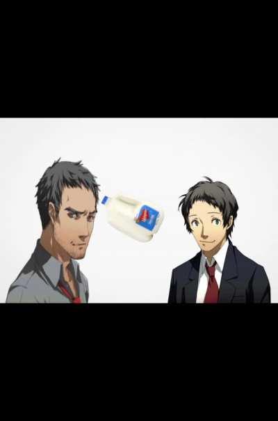 Adachi does a little silly