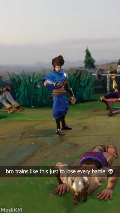 What is bro practicing for? (short animation)