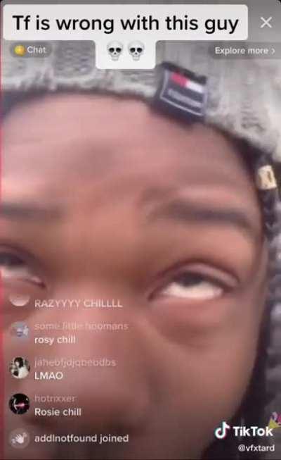 Cuz on Live Tweakin 💀