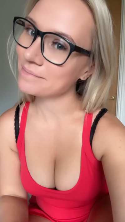 if your dick could talk, what would it say to a blonde like me?