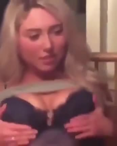 This guy sees his sister play with her boobs