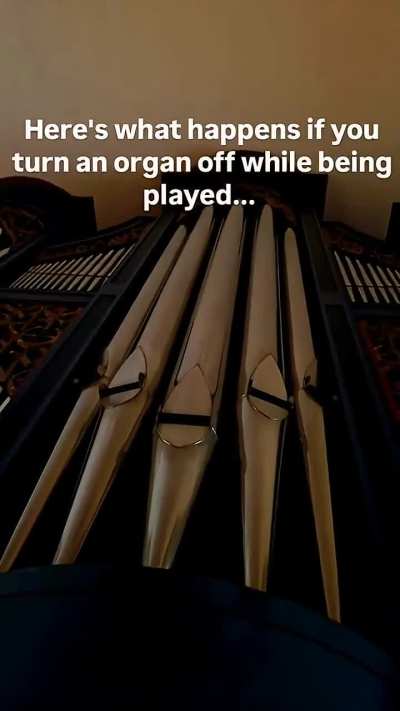 Turning off an organ while it’s being played