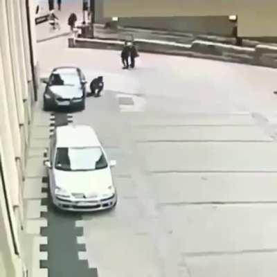 HMFT after trying to enter hogwarts through the wrong portal.