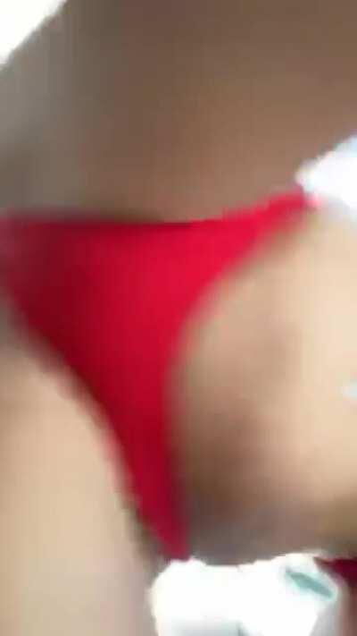 Stupid thick ratchet white girl #1