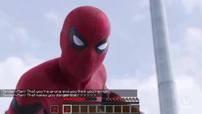 Civil War Airport Scene but it's Minecraft (turn sound on) - Full Credit to Mork