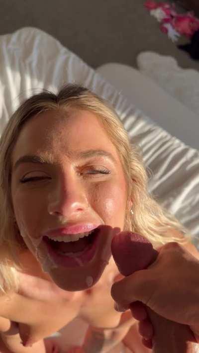 i begged for a facial all day