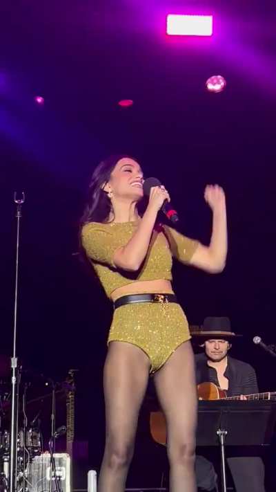 Performing at Elsie Fest (via Twitter user dejavublaine) 9/8/24