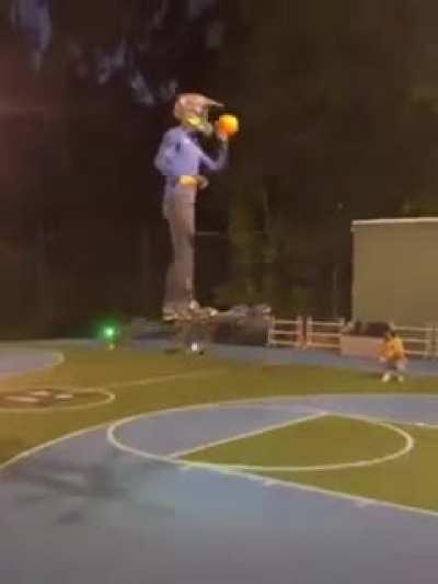 Shooting hoops, on top of multirotor, doesn’t work