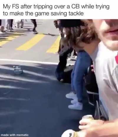 Nothing like having the run contained only for your players to dumb out