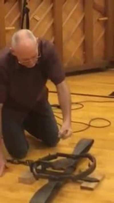 Old Man vs Bear Trap