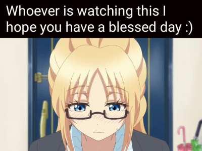 Have a blessed day :)