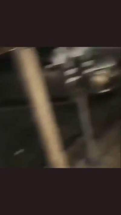 Man slaps an officer to the ground