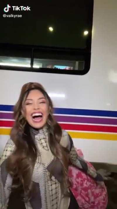 Raes tic tok with Bella Poarch and Mia khalifa