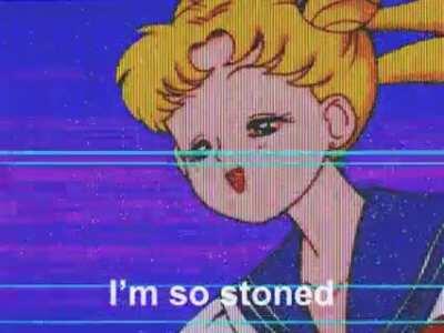 Sailor Moon says, Happy 4/20!