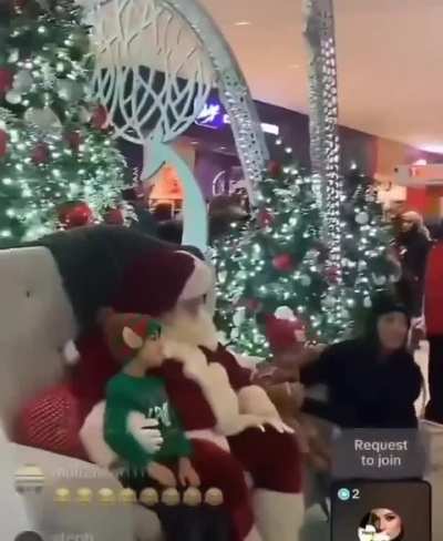 Protesters take over meet and greet with Santa
