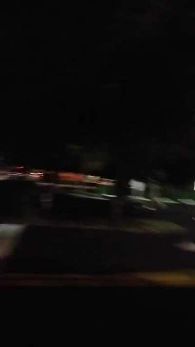 The end of downtown's protest tonight 5/31