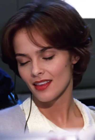 Natalya Simonova (from Goldeneye) lip bite